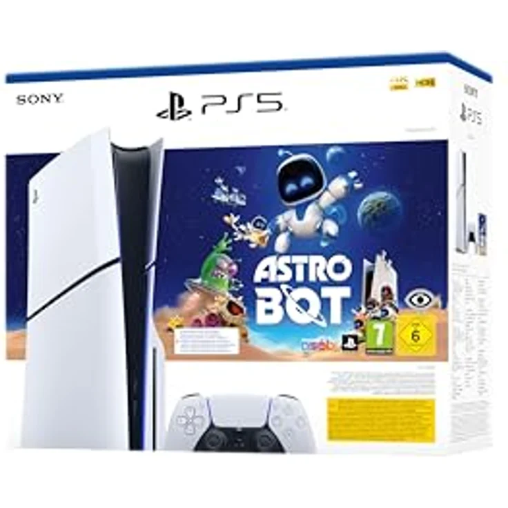 Sony Playstation 5 Disk Edition (Slim) – Astro Bot Bundle, ultimatives Gaming-Erlebnis mit schneller SSD und DualSense Controller – Bild 4