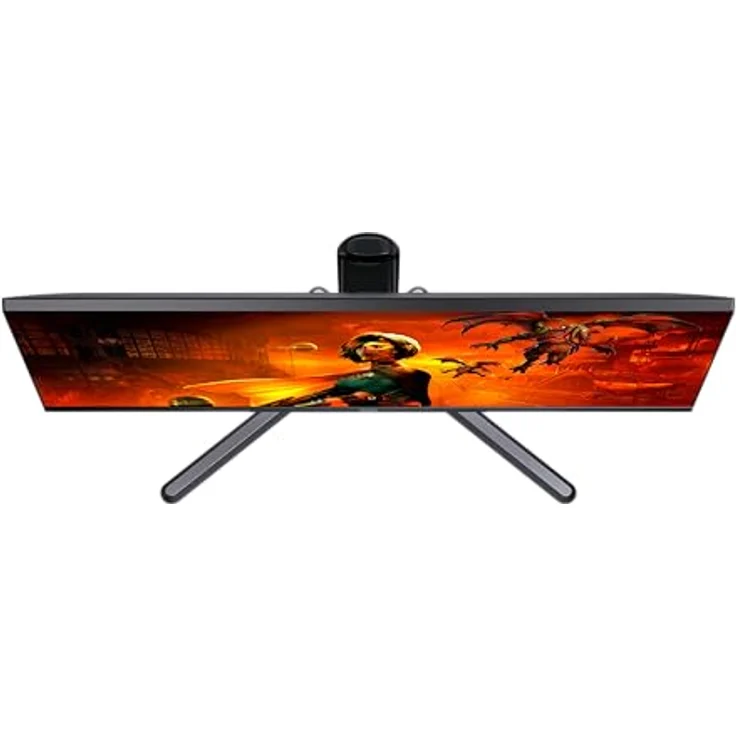 AOC Gaming U32G3X - 32 Zoll 4K UHD Monitor, IPS, 144Hz, G-Sync kompatibel, Höhenverstellbar, HDR400 (Schwarz/Rot) – Bild 4