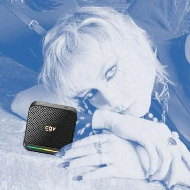CGV SolidVibe Mini 8-Watt Bluetooth-Lautsprecher, tragbar, wasserdicht IP67, 10 Std. Akkulaufzeit, Kunstleder-Gehäuse, integriertes Mikrofon – Bild 4
