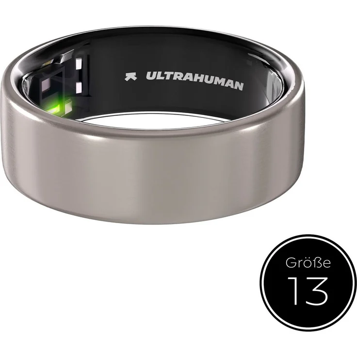 Ultrahuman Activity Tracker Smart Ring AIR, kompakter Fitness-Tracker in Größe 13