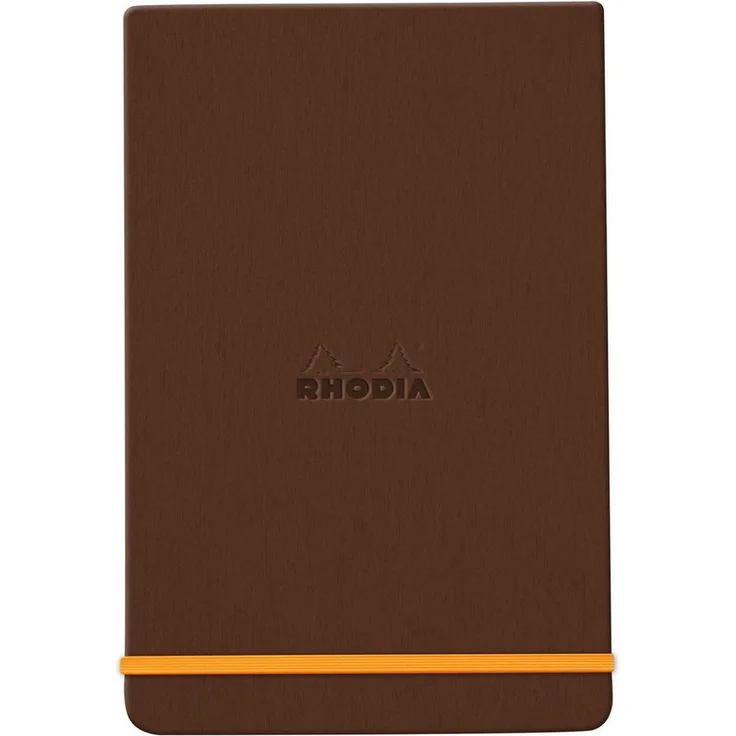 EXACOMPTA Einsteck-Fotoalbum Webnotepad A5, 96 Blatt liniert, mikroperforiertes 90g Papier, Bronze, mit festem Einband und Gummizugverschluss
