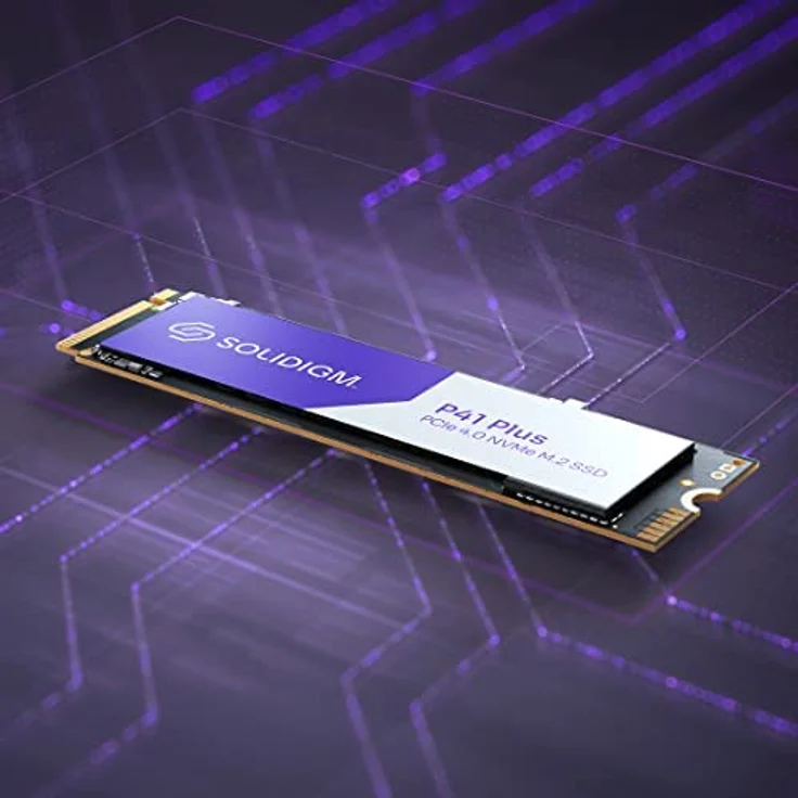 Solidigm P41 Plus 2000GB M.2 SSD - 4125 MB/s Lesen, 3325 MB/s Schreiben, M.2/M-Key (PCIe 4.0 x4) (SSDPFKNU020TZX1) – Bild 2