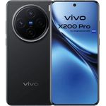 Vivo X200 Pro 5G, High-End Smartphone mit 16 GB RAM, 512 GB Speicher, 120Hz AMOLED Display, Schwarz (Cosmos Black), Dual-SIM