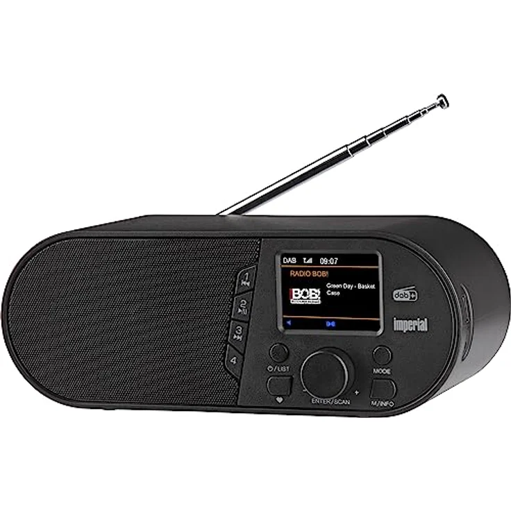 Imperial DABMAN d105 Digitalradio (DAB+ / DAB/UKW, Bluetooth, Farbdisplay, USB-Mediaplayer) schwarz – Bild 1