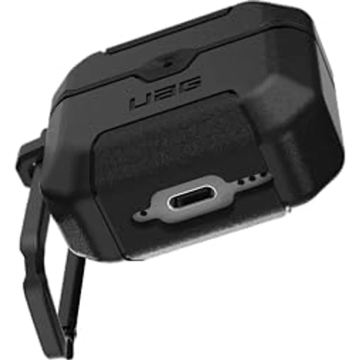 UAG Scout, Kopfhörertasche + Schutzhülle für Apple AirPods 4, Schwarz, robuster Schutz vor Stößen und Kratzern – Bild 8