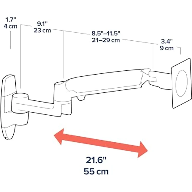Ergotron LX Arm für LCD-Wandmontage – Bild 4