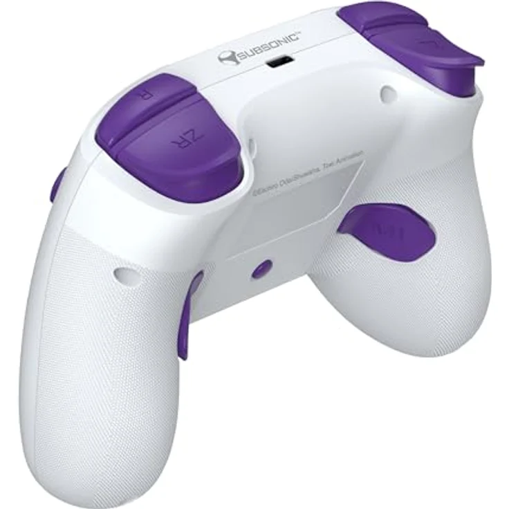 Subsonic One Piece Wireless Controller für Nintendo Switch, weiß, mit LED-Joystick-Beleuchtung, programmierbaren Rücktasten und Bewegungssensoren – Bild 6