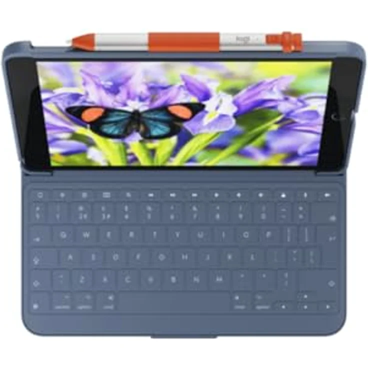 Logitech Rugged Lite, Tablet Tastatur für iPad (2019, 2020, 2021) mit militärischem Fallschutz, grau – Bild 2