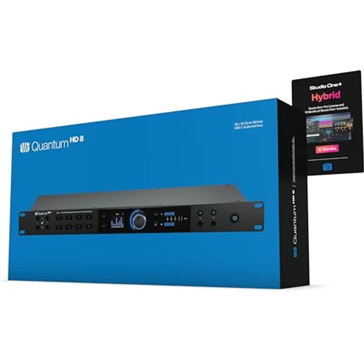 Presonus Quantum HD8, Audio-Interface mit 32 Bit / 192 kHz, 26 Eingangskanälen, USB-C, inkl. Studio One Pro Software – Bild 4