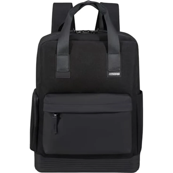 American Tourister Soulpack Laptoprucksack 15 Zoll, 39 cm, 17 L, aus recyceltem PET, Schwarz – Bild 1