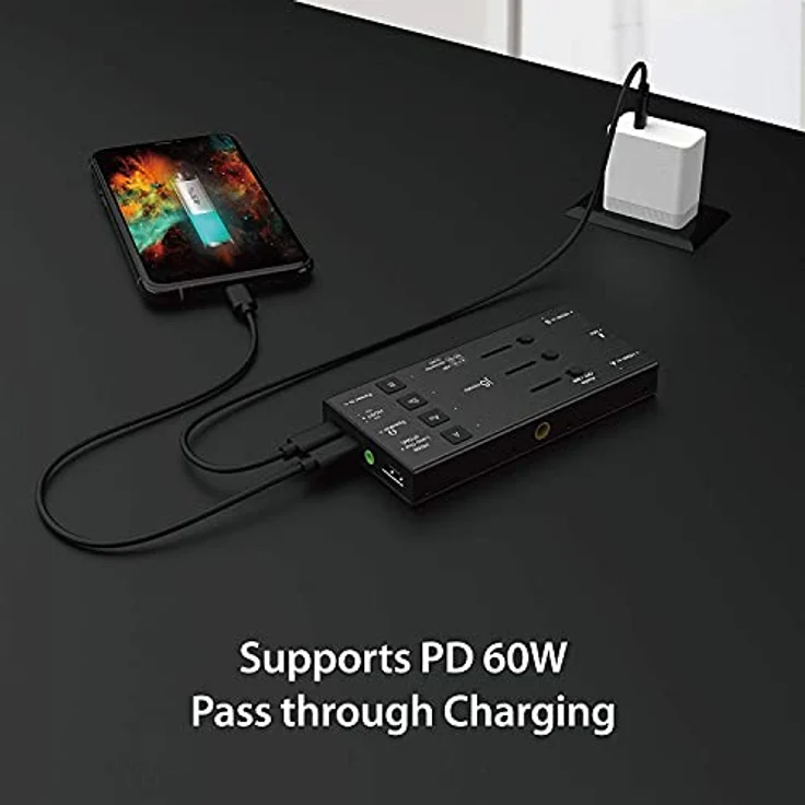j5Create JVA06 Dual HDMI Video Capture, 1080p Game Recorder mit Chroma Key, Schwarz – Bild 5