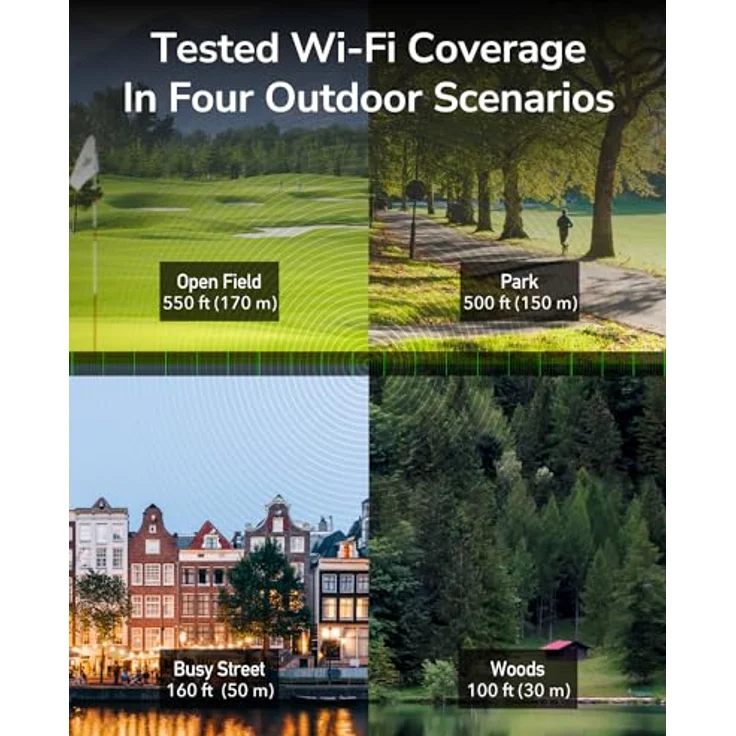 Cudy Outdoor AC1200 Gigabit Wireless Access Point, WLAN-Extender für den Außenbereich, IP65 wasserdicht, Gigabit RJ45, Beamforming, MU-MIMO, PoE-Adapter enthalten, AP1300-Outdoor, in schwarz – Bild 3