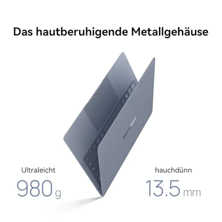 Huawei MateBook X Pro Core Ultra, 980 g Ultraleicht hautberuhigende Metallgehäuse, Intel Core Ultra 7 Prozessor, 14,2 Zoll OLED Real Colour Display, 16GB + 1TB, Schwarz – Bild 2
