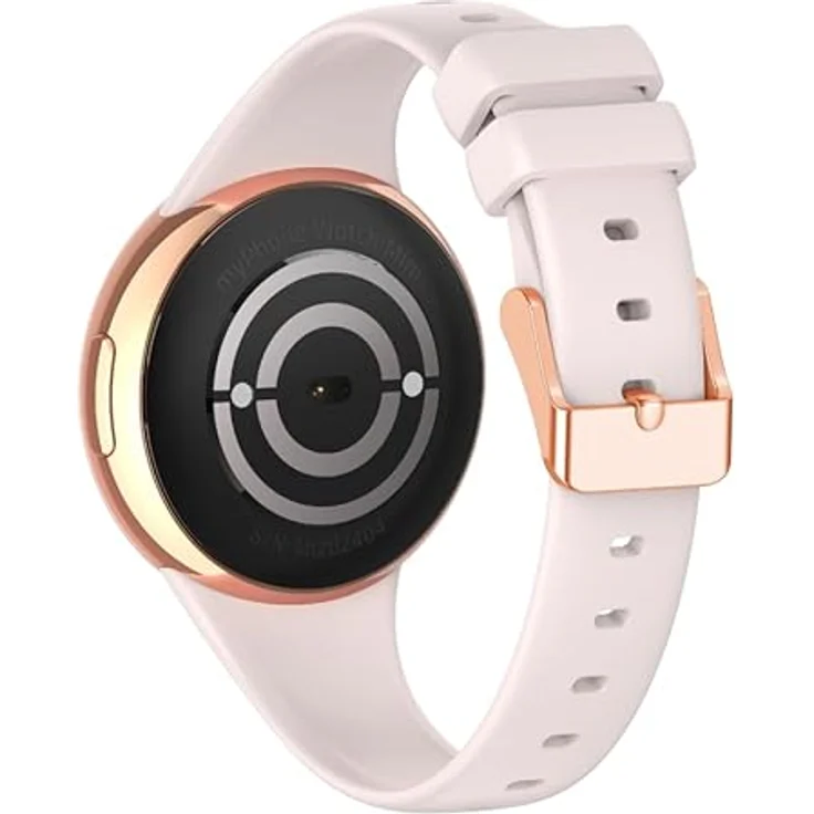 MP myPhone Watch Mini Goldene Metallhülle, 1,04-Zoll Amoled-Bildschirm, IP68, Mehrere Sportmodi, FitCloudPro-App – Bild 3