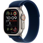 Apple Watch Ultra 2 GPS + Cellular, 49 mm Titangehäuse, Trail Loop Blau – S/M