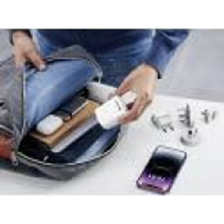 Sandberg 3in1 TravelCharger USB-C/A 65W (441-59) - Praktisches Reiseladegerät mit 3 Anschlüssen, inkl. weltweiter Adapter – Bild 5