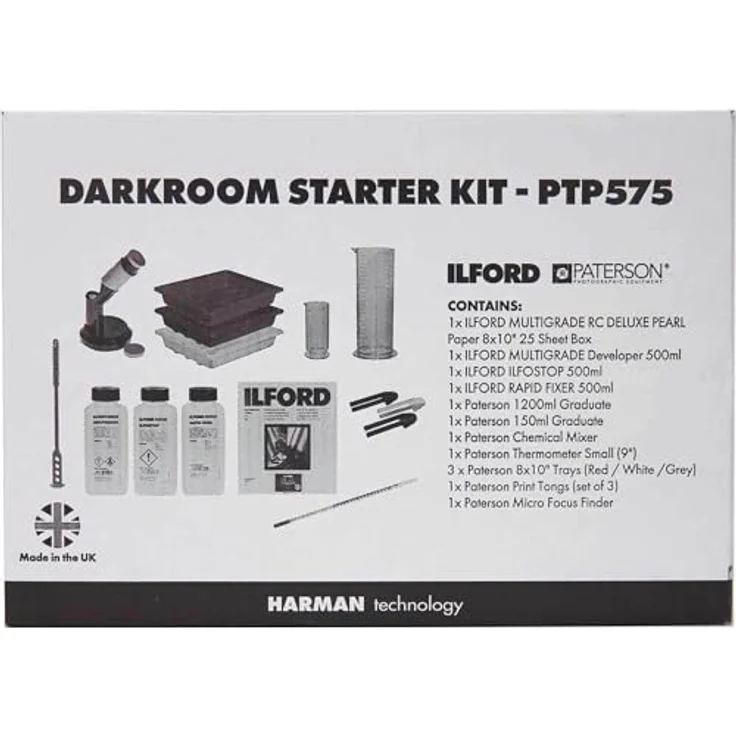 ILFORD & Paterson Darkroom Starter Kit, Fotostudio-Equipment für analoge Fotografie – Bild 2