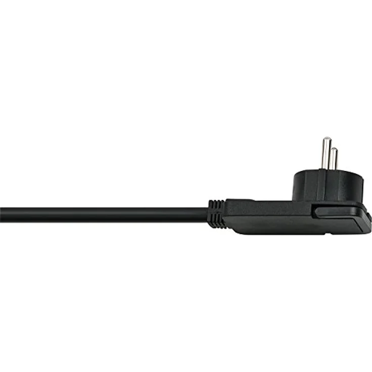 Brennenstuhl Qualitäts-Kunststoff-Verlängerungskabel mit Flachstecker (Verlängerungskabel flach für innen mit 3m Kabel) schwarz – Bild 4