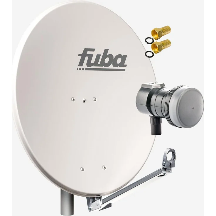 Fuba DAL 801 G, Satellitenanlage mit Single LNB DEK 117 für 1 Teilnehmer, hohe Signalqualität und robuste Verarbeitung