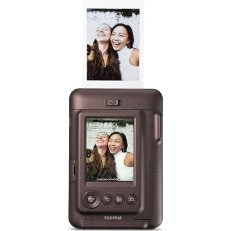 INSTAX Mini LiPlay Deep Bronze, Fotodrucker mit Selfie-Spiegel und QR-Code-Tonung – Bild 4