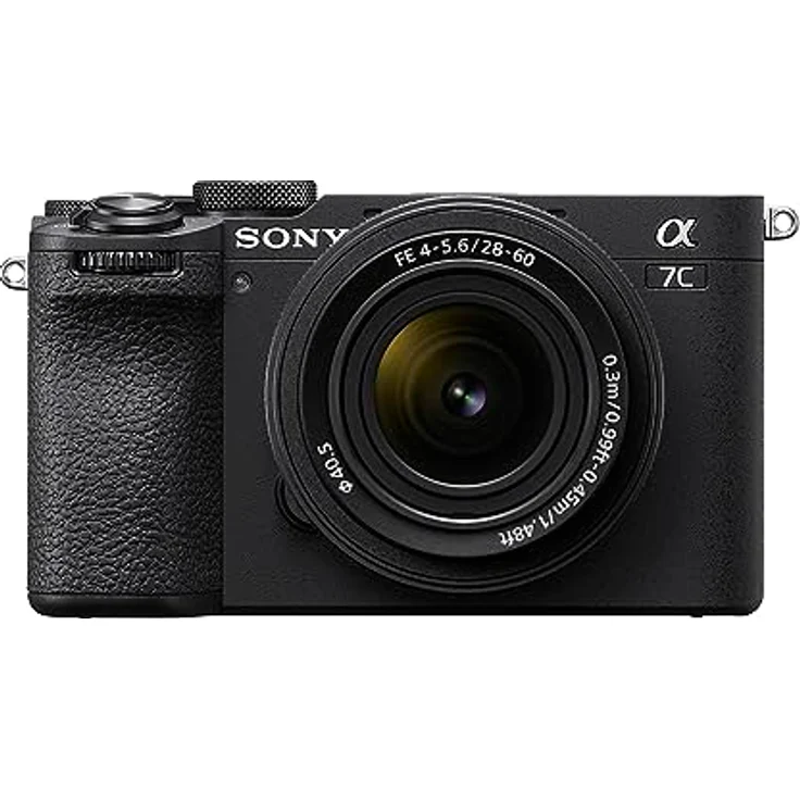 Sony Alpha 7C II | Spiegellose Vollformatkamera mit SEL2860 Zoom Objektiv (28-60 mm, F4–5.6, kompakt, 33 MP, Echtzeit-Autofokus, 10 BPS, 4K Video, neigbarer LCD-Touchscreen) Schwarz – Bild 1