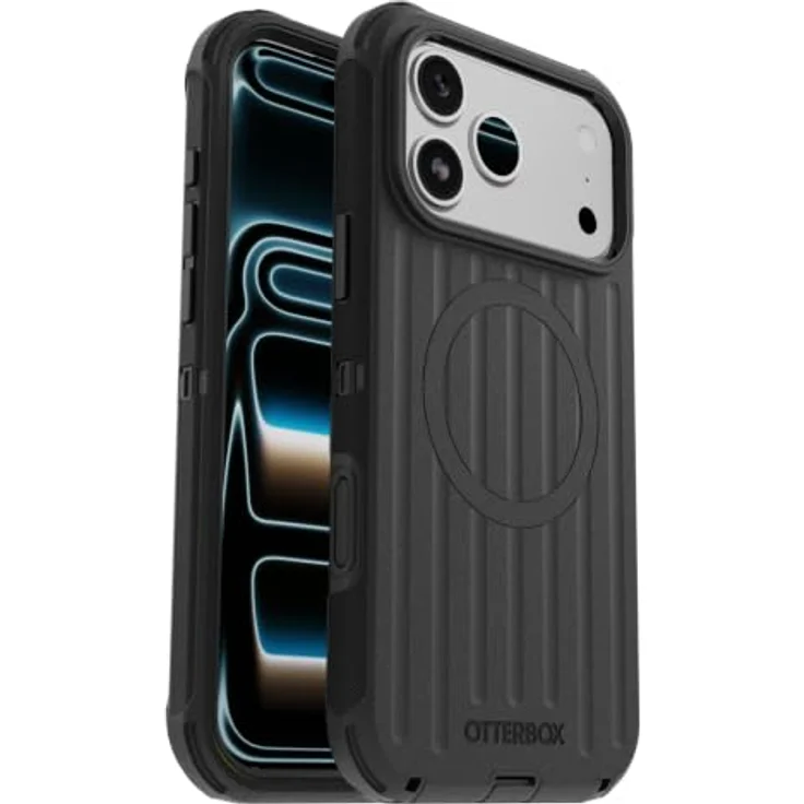 Otterbox Defender Series Pro Outdoorcase für Apple iPhone 18 Pro Max und iPhone 17 Pro Max, schwarz, MagSafe-kompatibel, dreilagiges Design mit Fallschutz und stoßdämpfenden Ecken – Bild 1