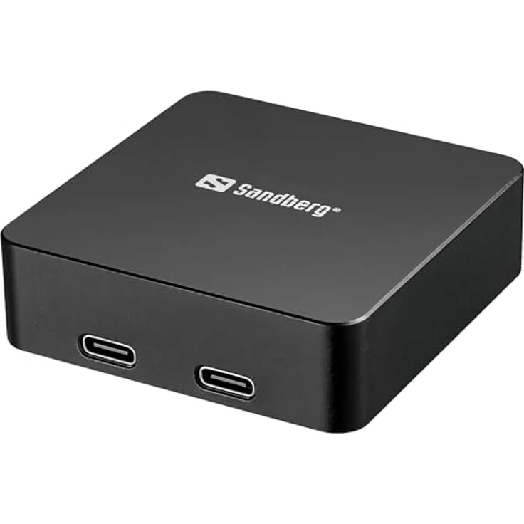 Sandberg 3in1 Magnet Powerbank 5000, 5000 mAh, 20 W, kabelloses Laden für iPhone, Apple Watch und AirPods, Schwarz – Bild 2