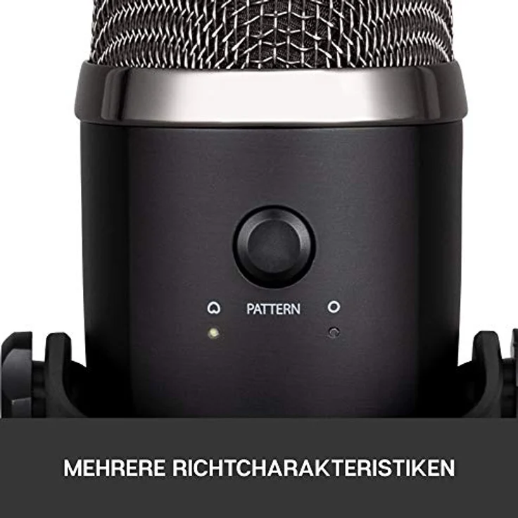 Blue Yeti NANO USB-Mikrofon für Aufnahme und Streaming auf PC und Mac, verstellbares Stativ, Plug und Play - Schwarz - Preisvergleich – Bild 4