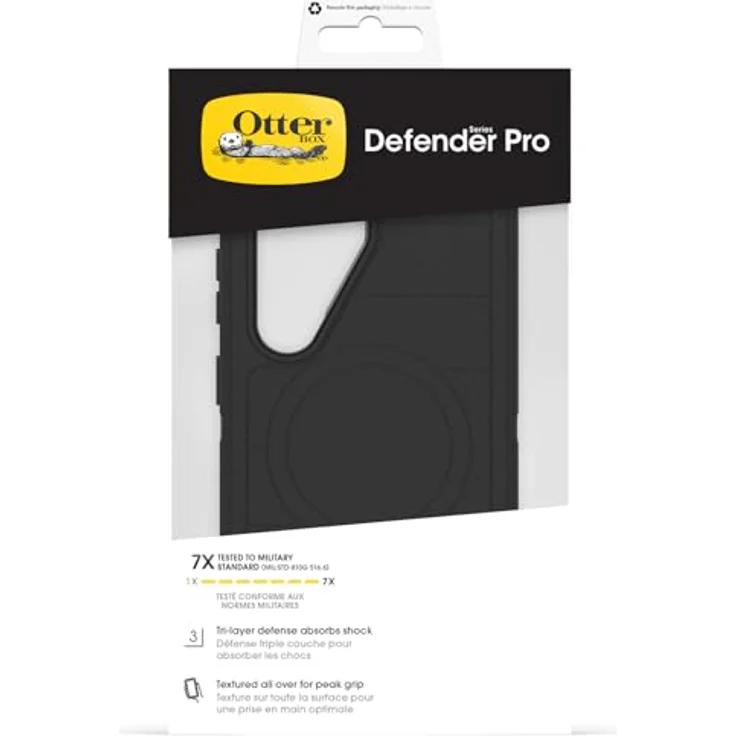 OtterBox Defender Series Pro Hülle für Samsung Galaxy S26, stoßfest, sturzsicher, 7X militärisch getestet, Schwarz – Bild 1
