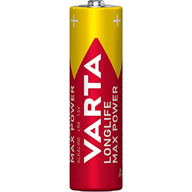 VARTA Longlife Max Power AA Batterien, 10 Stück (8+2), Alkaline, 1,5V, ideal für Digitalkamera und Controller, recycelte Verpackung, Made in Germany – Bild 3