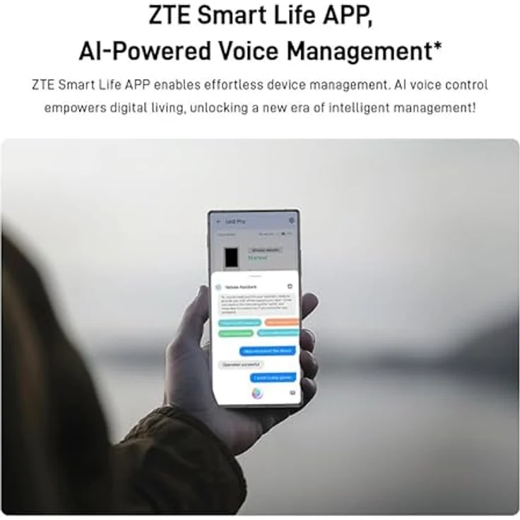 ZTE U60, Router mit MIMO-Technologie, 64 Geräte Unterstützung, Akku-betrieben, Weiss – Bild 7