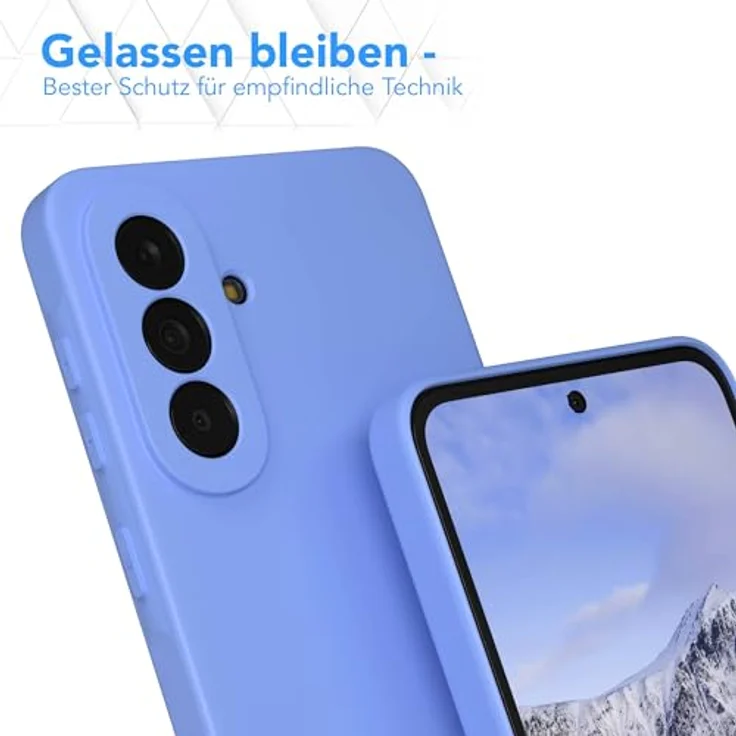EAZY CASE Silikonhülle für Galaxy A37 - Stoßfeste ultramarine TPU Schutzhülle mit Kameraschutz, dünn und rutschfest – Bild 4