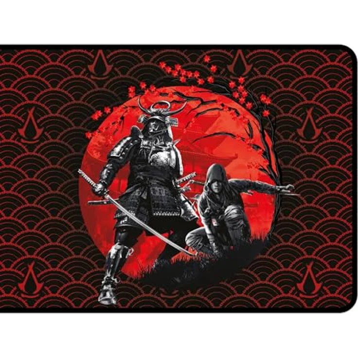 Freaks and Geeks Mauspad XL – Assassin's Creed Shadows, optimierte Gleitfähigkeit, rutschfeste Gummibasis, 770 x 295 mm, 3 mm Dicke – Bild 4