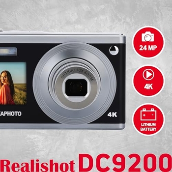 Navitech Wasserdichte Kamerahülle In Lila – Kompatibel Mit AgfaPhoto Realishot DC9200