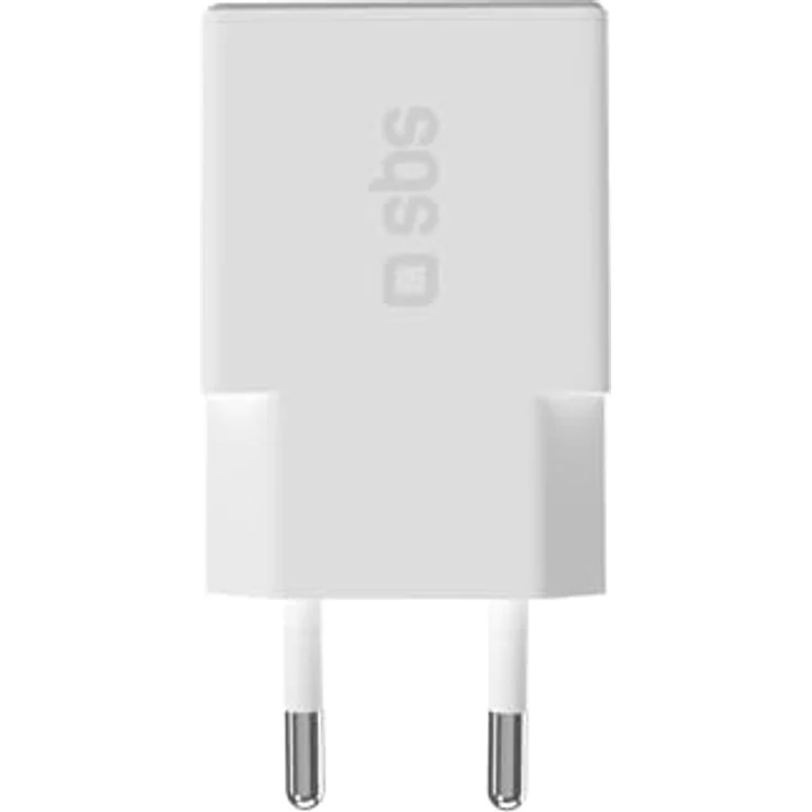 SBS Extra Slim GaN Charger 30W USB-C, Power Delivery PD 3.0, Schnellladung, kompaktes Design, Weiß – Bild 1