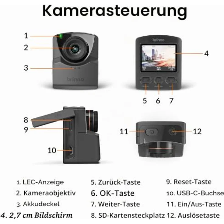 BRINNO TLC2020 Time Lapse Kamera, 1920 x 1080 Pixel, Housing Bundle – Bild 7
