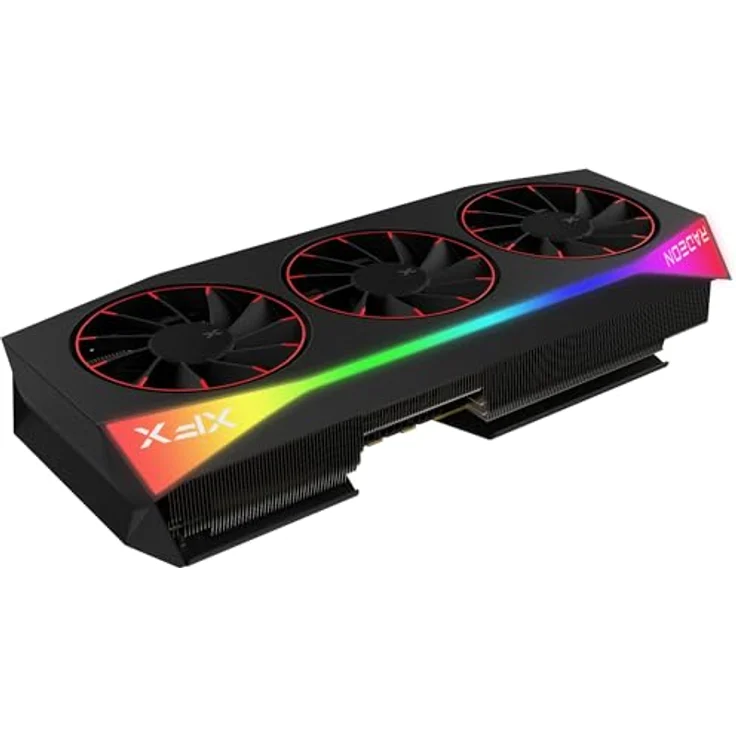 XFX Mercury AMD Radeon RX 9070XT OC Magnetic Air Edition Grafikkarte mit RGB 16GB GDDR6 HDMI 3xDP, AMD RDNA™ 4 (RX-97TMARGB9) – Bild 5