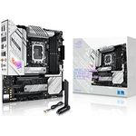 ASUS ROG STRIX B760-G GAMING WIFI Mainboard Sockel Intel LGA 1700 (Intel B760, mATX, DDR5 Speicher, PCIe 5.0, WiFi 6E, 2x PCIe 4.0 M.2, Aura Sync) weiß