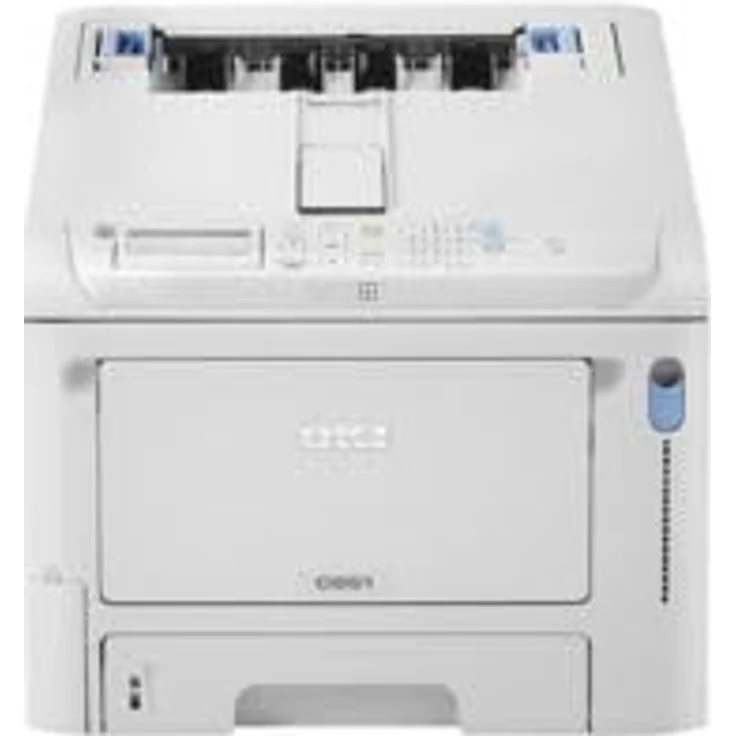 OKI C651dn Farblaserdrucker A4, Duplex, USB, LAN, 35 S/min, 1200x1200dpi, weiß – Bild 1