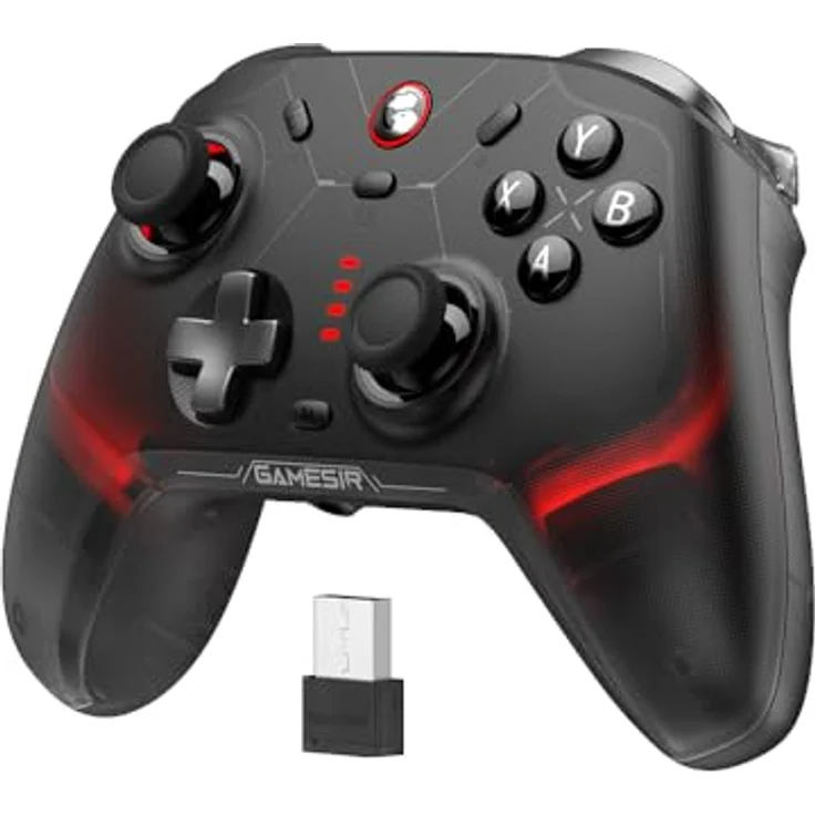 GameSir Cyclone2 TMR Controller pc TMR Hall Stick Gamepad mit dualem Hall Trigger/Micro Trigger Gaming Controller für Switch, Android, iOS und PC Verkabelt/Drahtlos/2.4G mit Makrotasten Schwarz – Bild 1