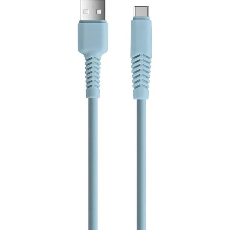 Setty USB-A auf USB-C Ladekabel, 1,5 m, 2,1 A, 10,5 W, blau