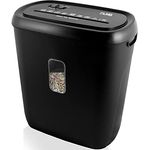 10 Blatt Aktenvernichter - Schredder Kreuzschnitt Partikelschnitt, 21 L Behälter, Sicherheitsstufe P4 für vertrauliche Dokumente, Automatisch, unschlagbare Geschwindigkeit - DSGVO