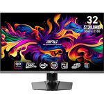 MSI MPG 321URX QD-OLED Gaming Monitor, 31,5 Zoll 4K UHD, 240 Hz, 0,03 ms, 99% DCI-P3, DisplayHDR True Black 400, RGB, USB Type-C