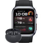 Huawei Watch D2 Bundle Smartwatch, AMOLED-Farbdisplay, Blutdruckmessung, TruSeen 6.0