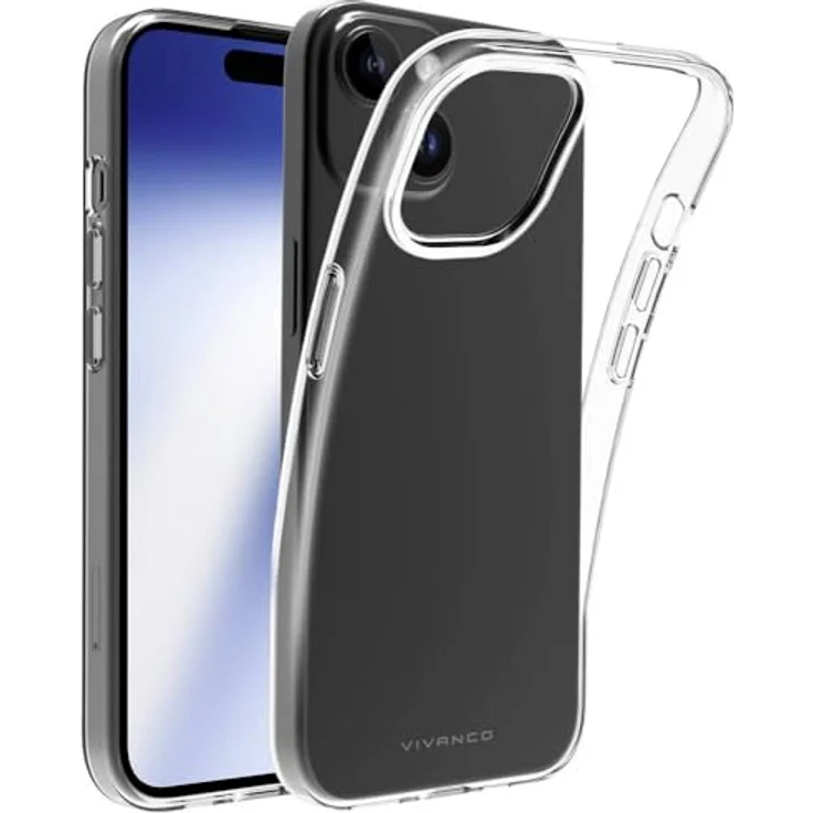 Vivanco SSCVVIPH15T Backcover Apple iPhone 15 Transparent