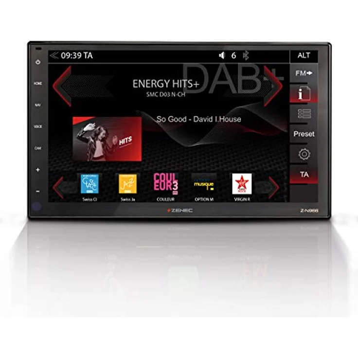 Zenec Z-N966, 9-Zoll Autoradio mit Bluetooth, DAB+ und HD Display, 2-DIN, Kapazitiv,Navigation nachrüstbar – Bild 5