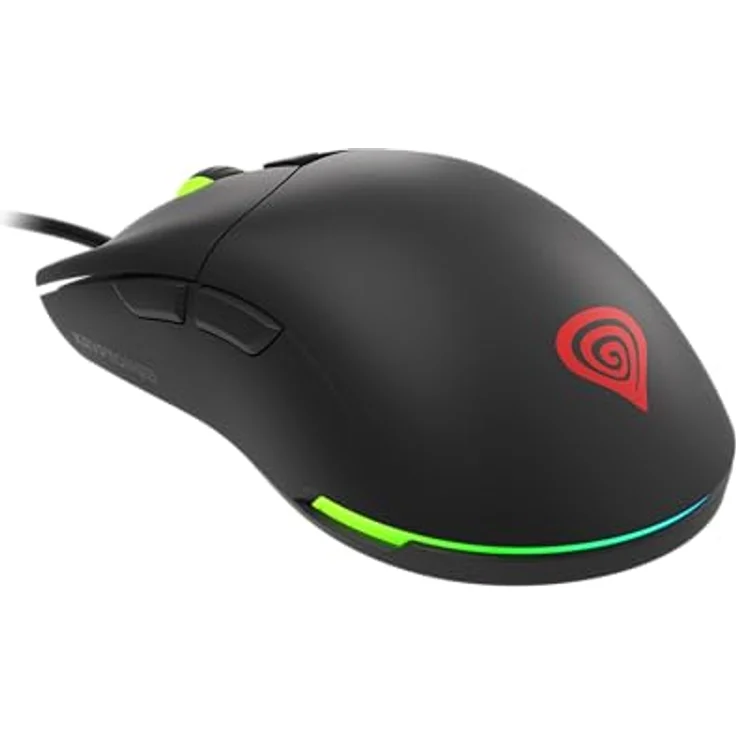 Genesis Gaming Maus KRYPTON 750 RGB kabelgebunden schwarz - Optischer Sensor mit 8000 DPI, RGB-Hintergrundbeleuchtung, 6 programmierbare Tasten – Bild 3