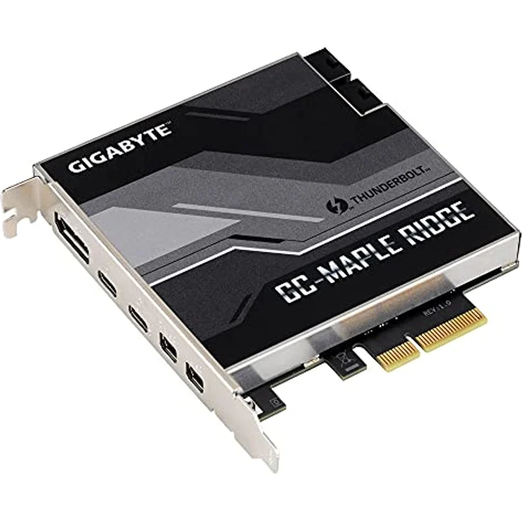 Gigabyte GC-Maple Ridge, Netzwerkkarte PCI Express 3.0 x4 mit Thunderbolt 4 Unterstützung, bis zu 40 Gbit/s, Schwarz – Bild 3