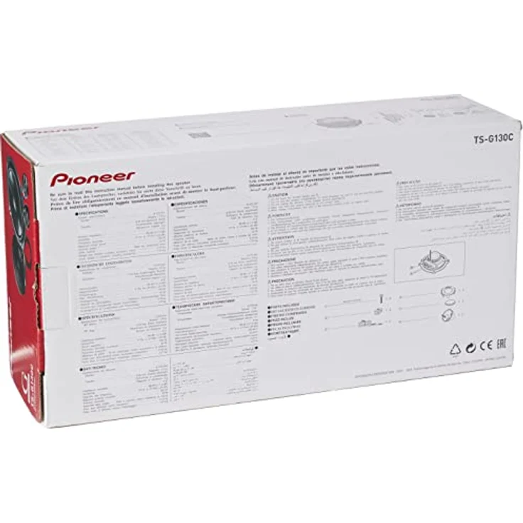 Pioneer TS-G130C - 13cm-130mm - Komponentenlautsprechersystem (250W, 2-Wege) schwarz Einbau-Lautsprecher - 40 Watt - schwarz – Bild 5