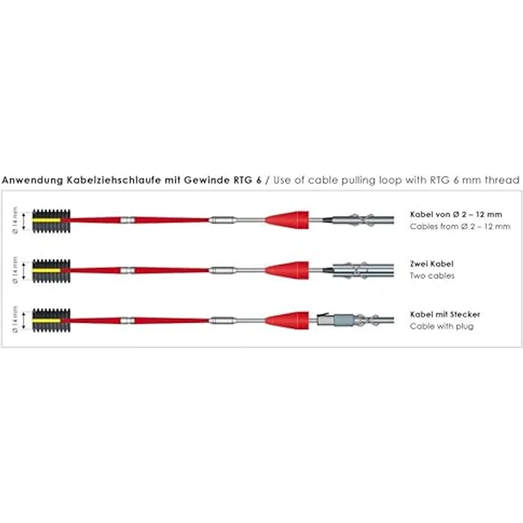 Runpotec 10197 GF3 Kabeleinziehgerät 30 Meter ohne Meterzähler Glasfaserstab Ø3mm - Preisvergleich – Bild 3